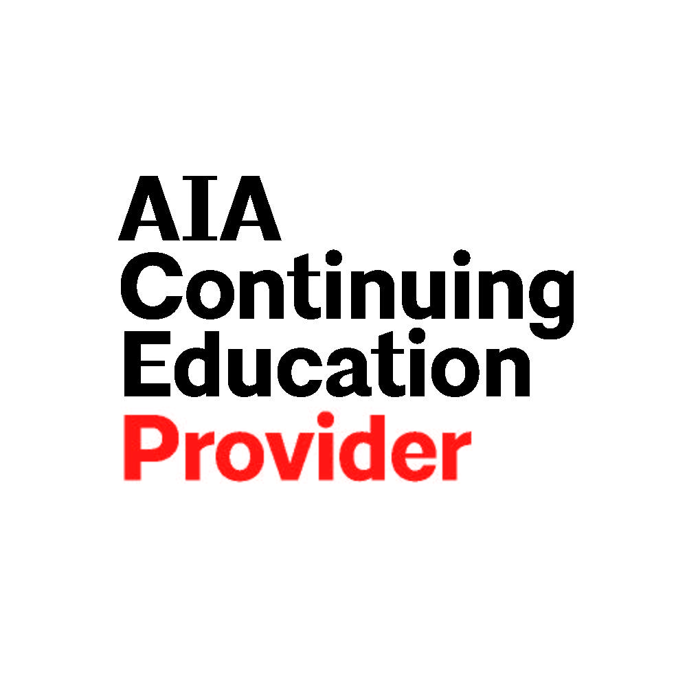 Norstone AIA Continuing Education Provider Logo with Red and Black Lettering on a White Background